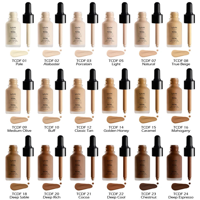1 NYX Total Control Drop Foundation - Matte "Pick Your 1 Color"Joy's cosmetics