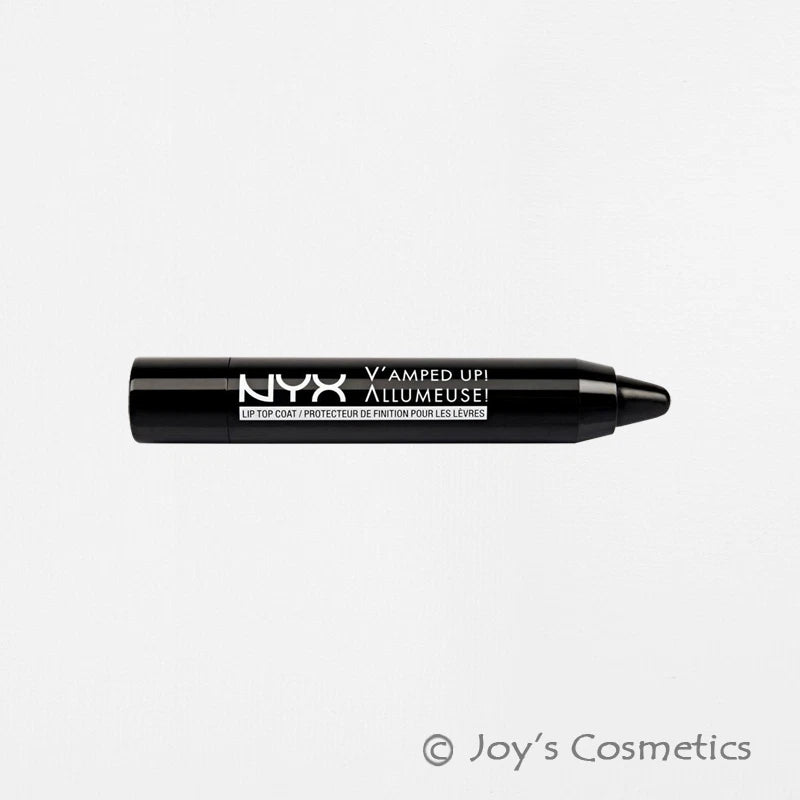 1 NYX V'Amped Up! Lip Top Coat " VUTC 01 - Black " Joy's cosmetics