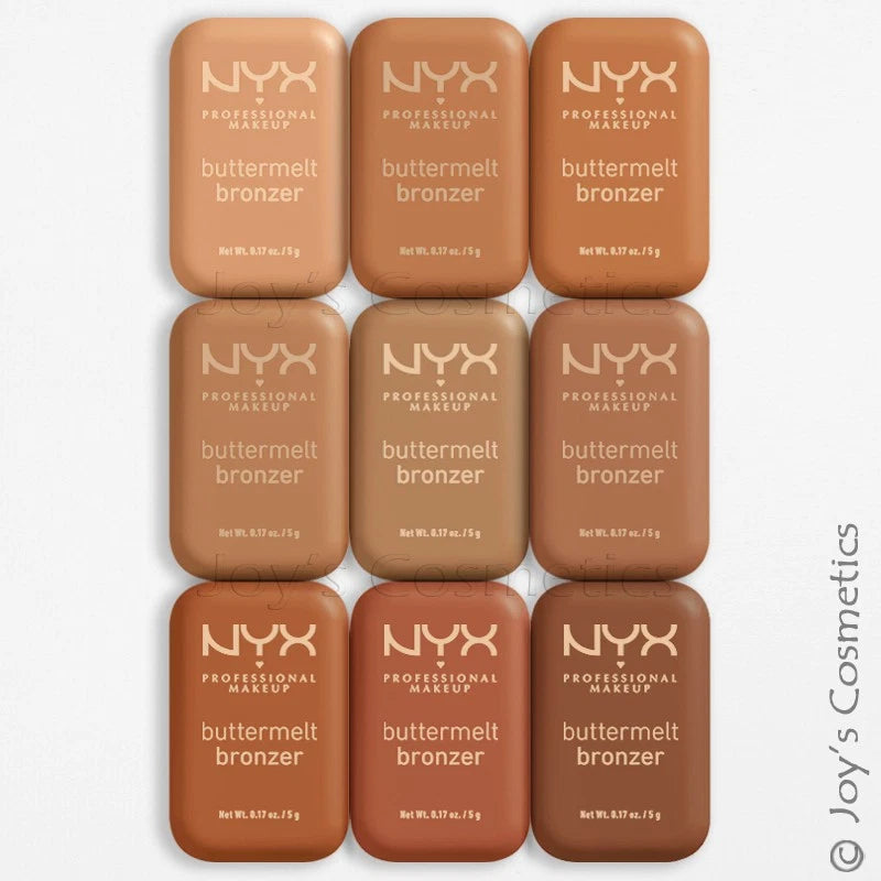 1 NYX Buttermelt Bronzer - Natural Finish "Pick Your 1 Color" Joy's cosmetics