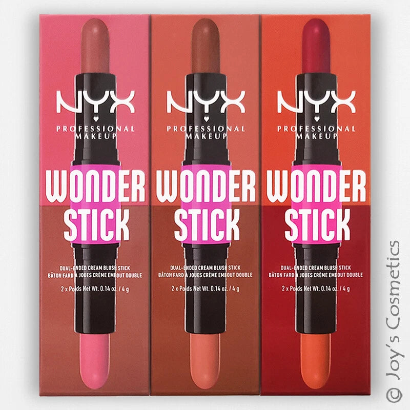 1 NYX Wonder Stick Blush - Dual-Ended Cream Blush "Pick Your 1 Color" Joy's