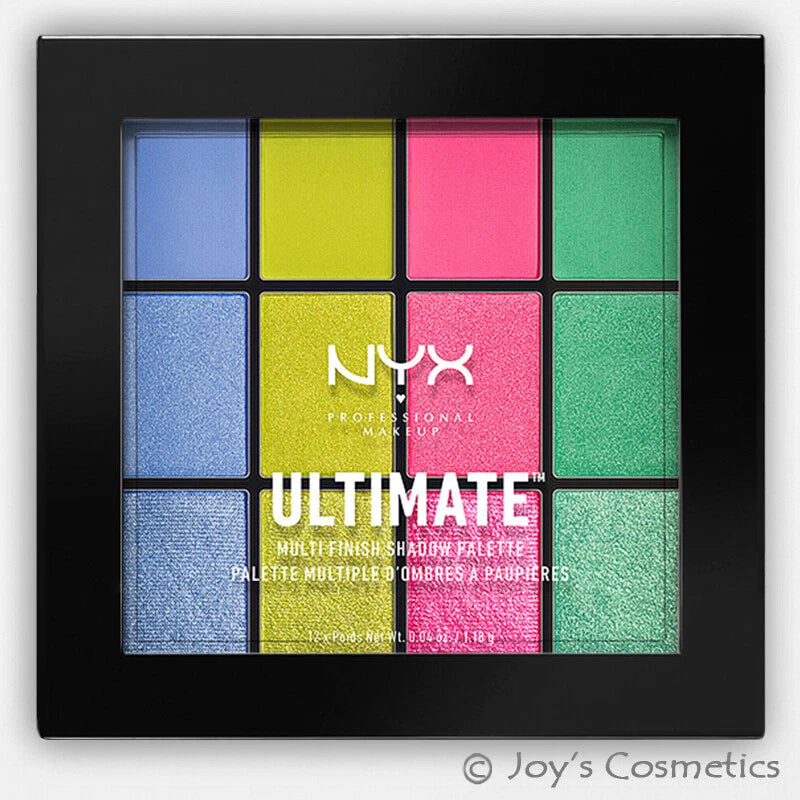 1 NYX Ultimate Multi Finish Shadow Palette " USP05 - Electric "Joy's cosmetics