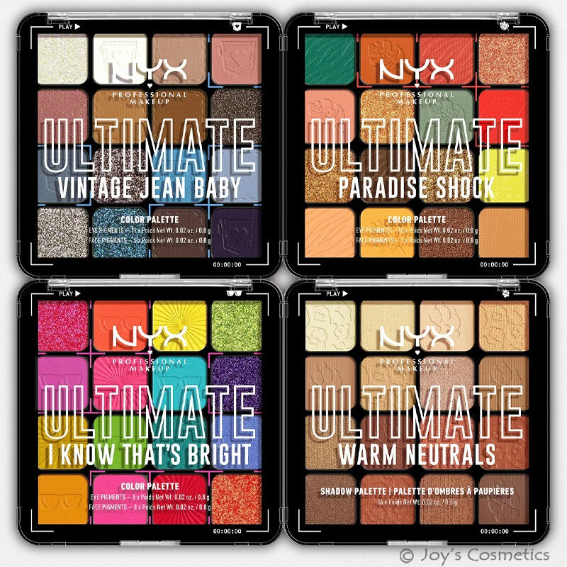 1 NYX Ultimate Shadow Palette Eyeshadow - USPR "Pick Your 1 Color" Joy's