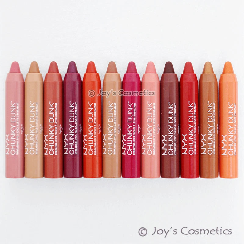 6 NYX Chunky Dunk Hydrating Lippie - CDHL "Pick Your 6 Color" Joy's cosmetics