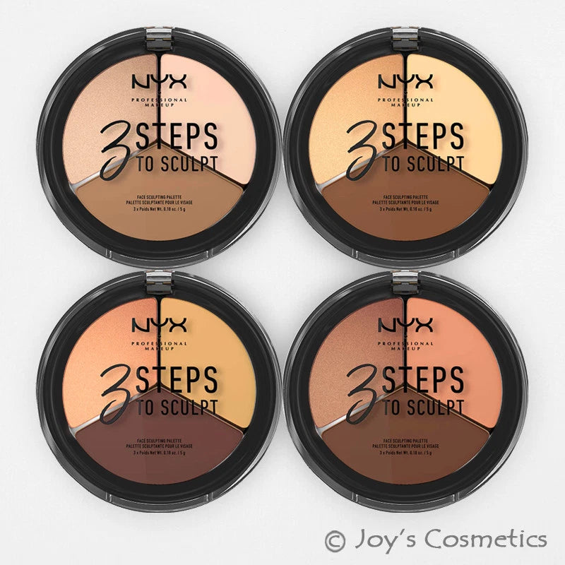 1 NYX 3 Steps to Sculpt Face Sculpting Palette "Pick Your 1 Color" Joy's