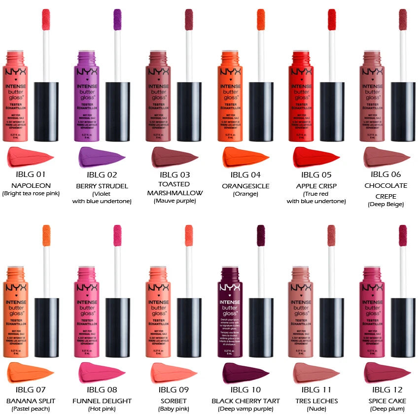 1 NYX Intense Butter Gloss - IBLG "Pick Your 1 Color" Joy's cosmetics