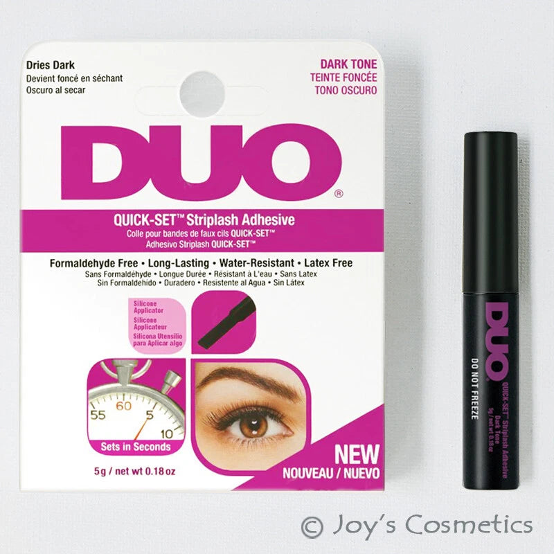 1 DUO Quick Set Striplash Adhesive Eyelash glue "DUO67582 - Dark 5g" Joy's