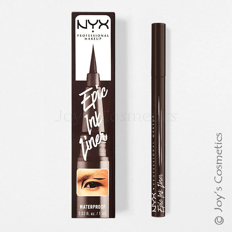 1 NYX Epic Ink Waterproof Liquid Eyeliner "EIL03 - Dark Chocolate (Dark brown)"
