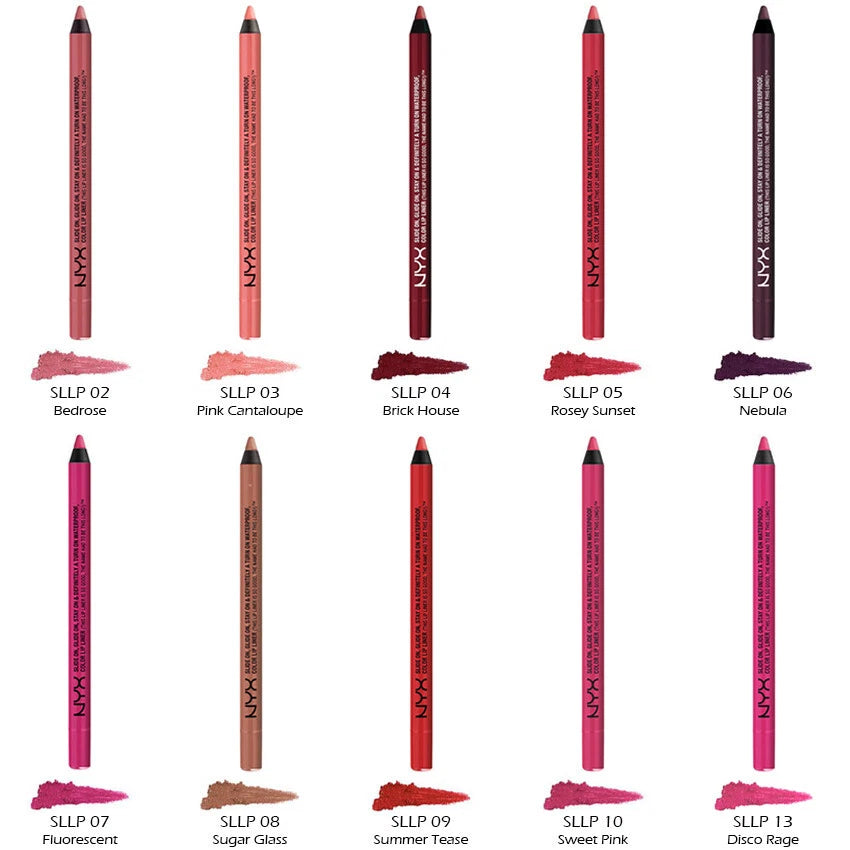 6 NYX Slide On Lip Pencil Waterproof - SLLP "Pick Your 6 Color"Joy's cosmetics