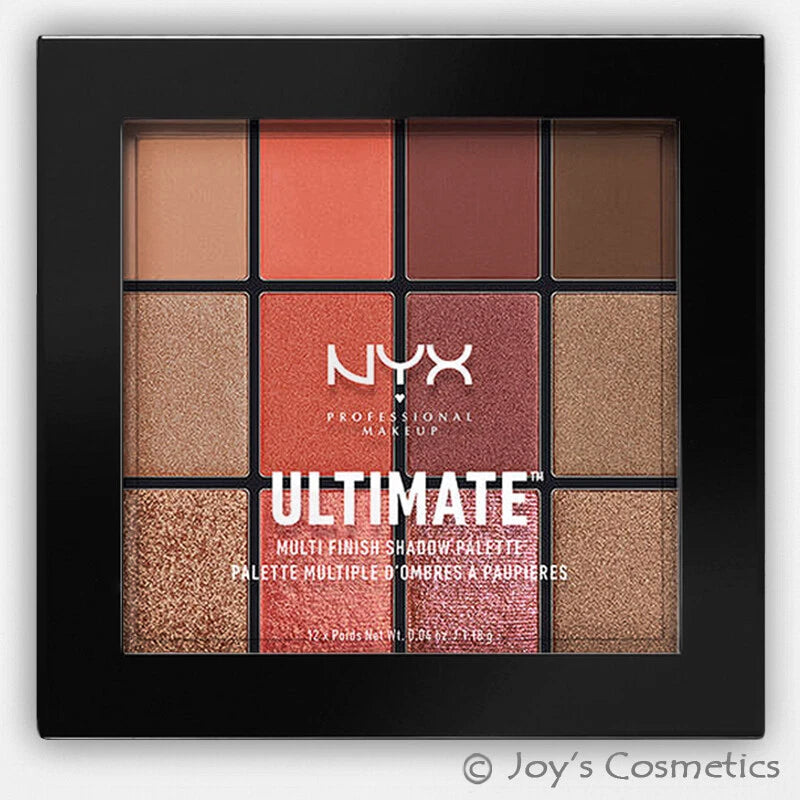 1 NYX Ultimate Multi Finish Shadow Palette " USP08 Warm Rust " Joy's cosmetics
