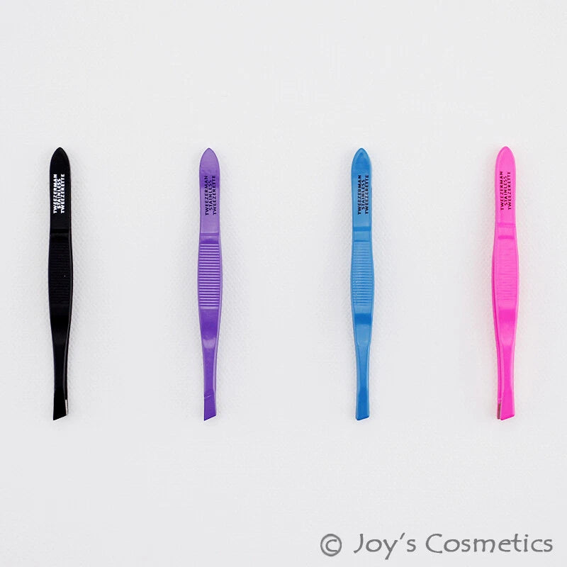 1 TWEEZERMAN Point Slant Tip Tweezerette Tweezers "Pick Your 1 Color" Joy's