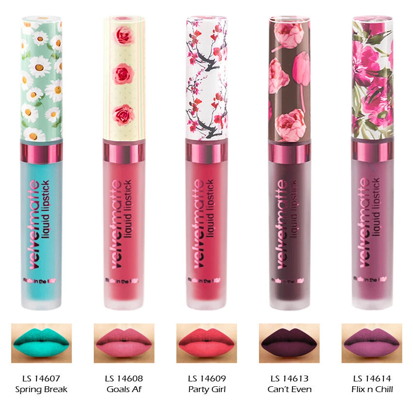 1 LA SPLASH Summer Daze Velvet Matte Liquid Lipstick "Pick Your 1 Color" Joy's