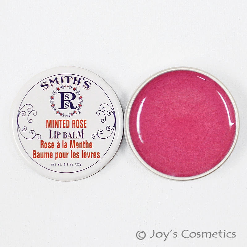 1 ROSEBUD Smith's Minted Rose Lip Balm Tin 0.8 oz "RB - MRLB" Joy's cosmetics