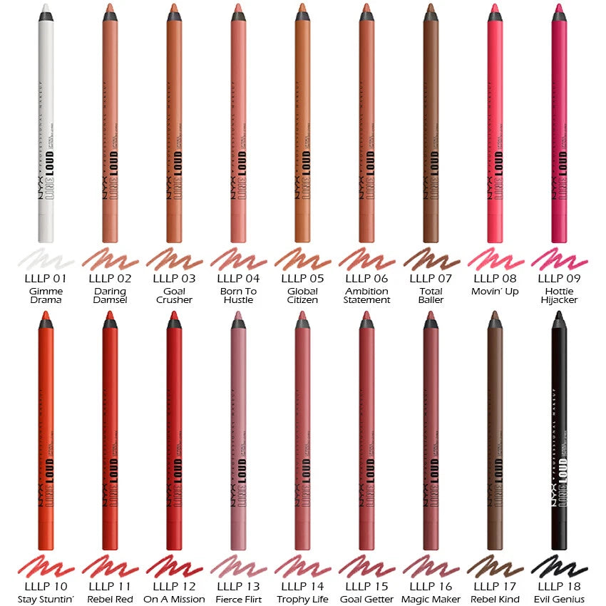 1 NYX Line Loud Vegan Longwear Lip Liner - Waterproof "Pick Your 1 Color"Joy's
