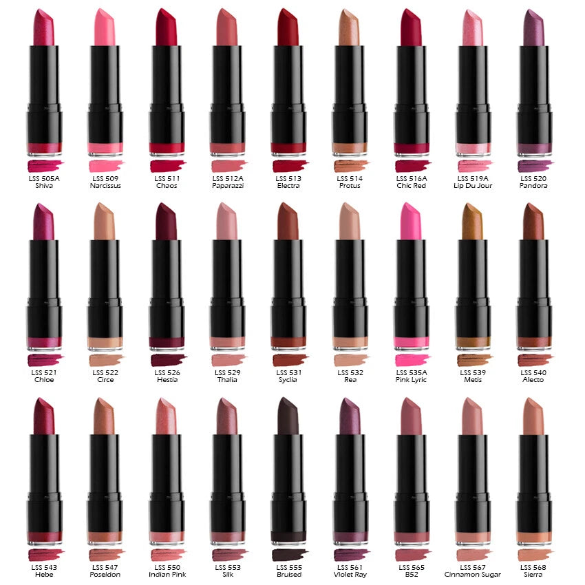 3 NYX Extra Creamy Round Lipstick - LSS "Pick Your 3 Color" Joy's cosmetics