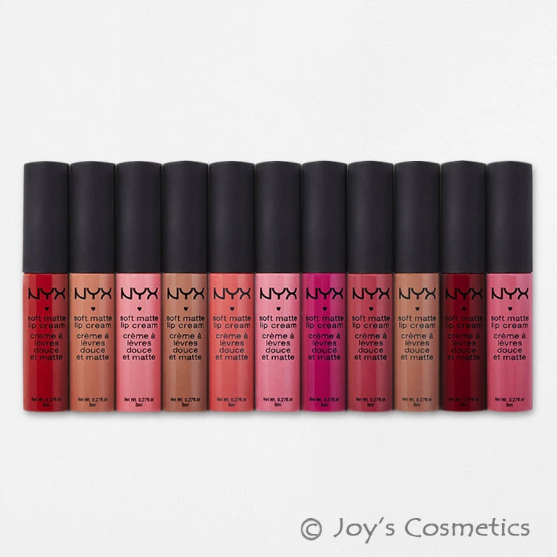 11 NYX Soft Matte Lip Cream Lipstick - SMLC "11 Color Full Set"Joy's cosmetics