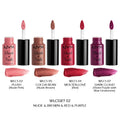 1 NYX Whipped Lip & Cheek Soufflé Set "WLCSSET02 - Nude & Brown & Red & Purple"