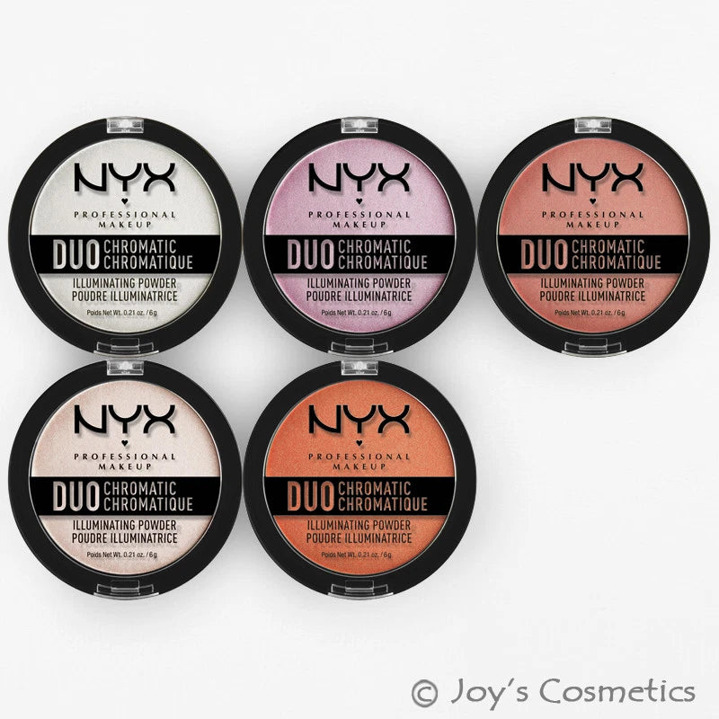 1 NYX Duo Chromatic Illuminating Powder "Pick Your 1 Color" Joy's cosmetics