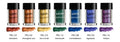 7 NYX Pigments Eyeshadow Powder Vivid Color "Rainbow Set" Joy's cosmetics