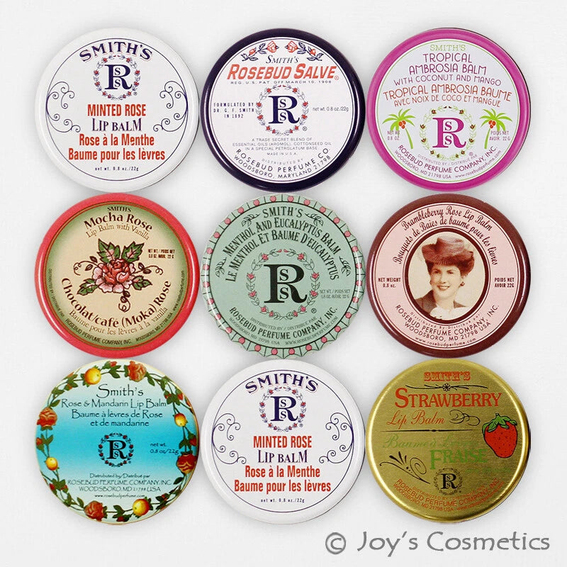 1 ROSEBUD Lip Balm Salve Tin (0.8 oz) "Pick Your 1 Scent" Joy's cosmetics