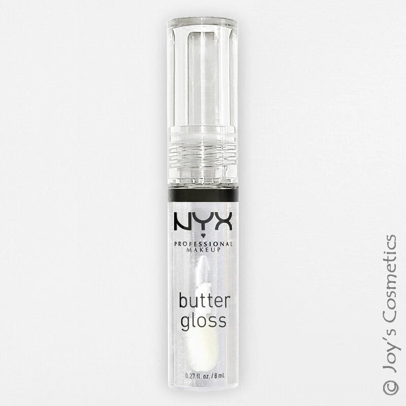 1 NYX Butter Gloss - Clear Lip Gloss "BLG54 - Sugar Glass" Joy's cosmetics