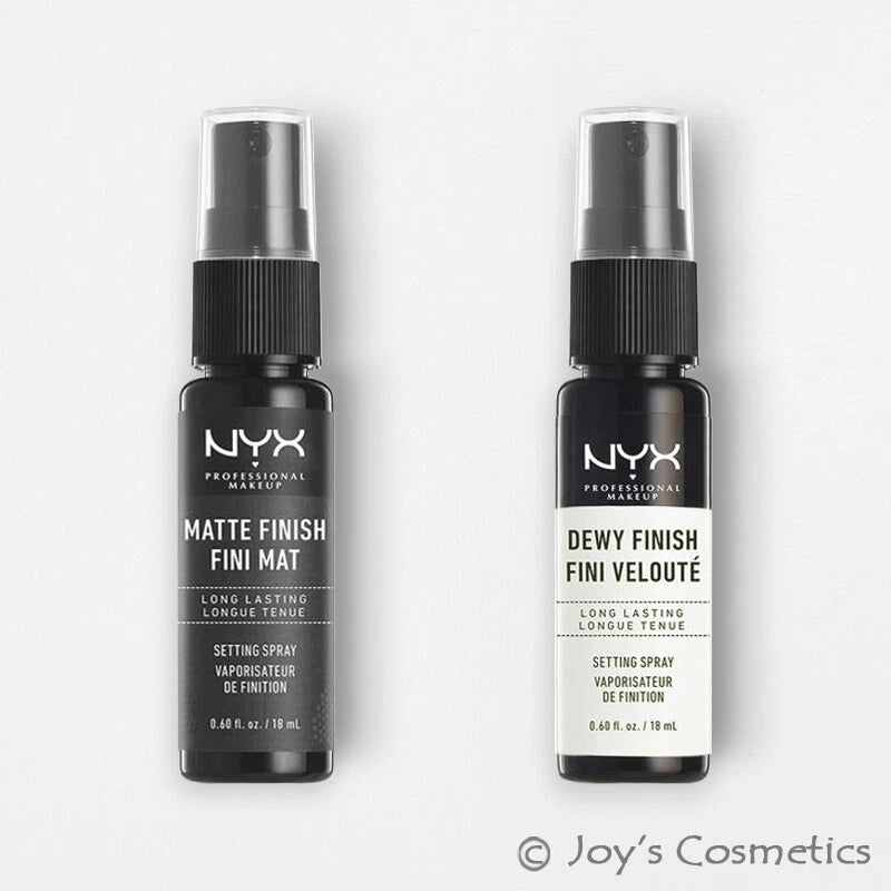 1 NYX Makeup Setting Spray Mini Size - Matte & Dewy "Pick Your 1 Type" Joy's