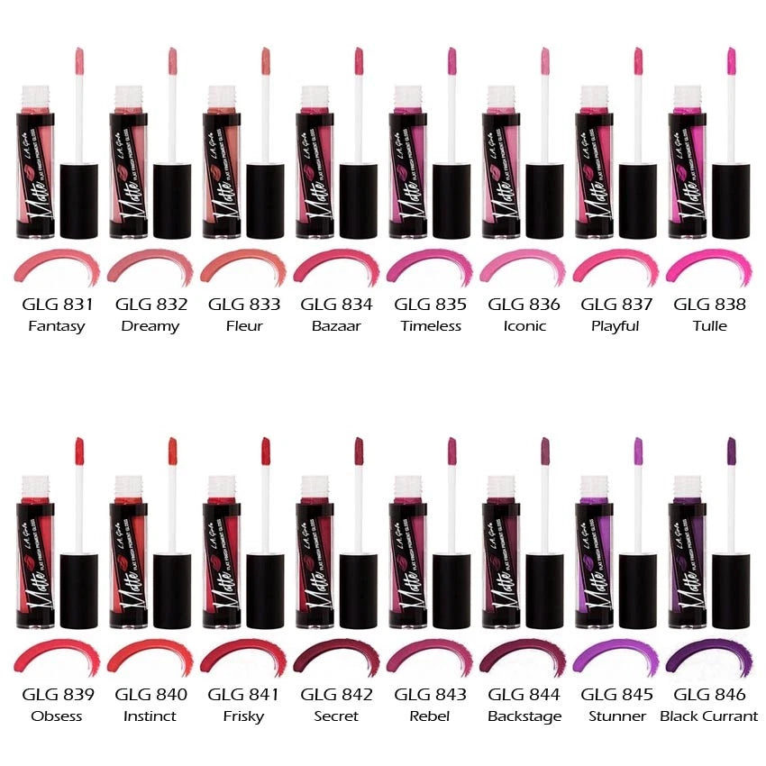 1 LA GIRL Matte Pigment Lipgloss - GLG "Pick Your 1 color" Joy's cosmetics