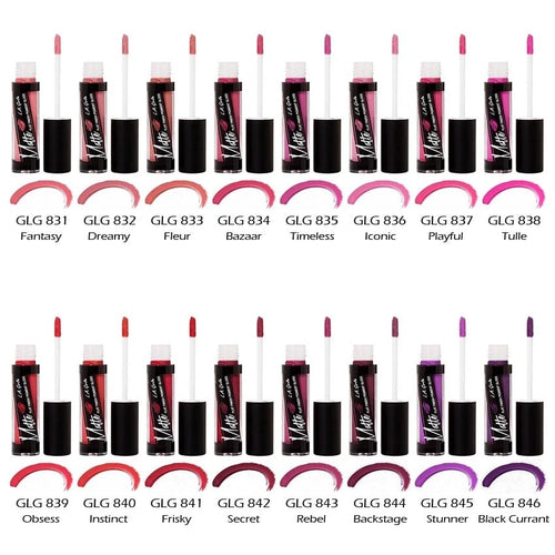 1 LA GIRL Matte Pigment Lipgloss - GLG "Pick Your 1 color" Joy's cosmetics