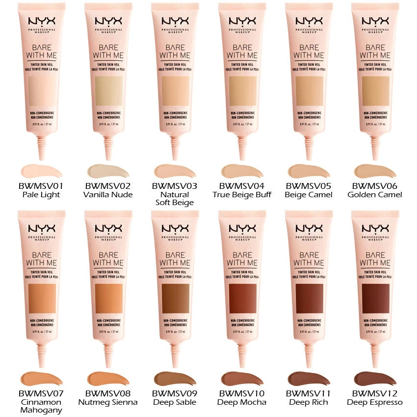 1 NYX Bare With Me Tinted Skin Veil "Pick Your 1 color" Joy's cosmetics