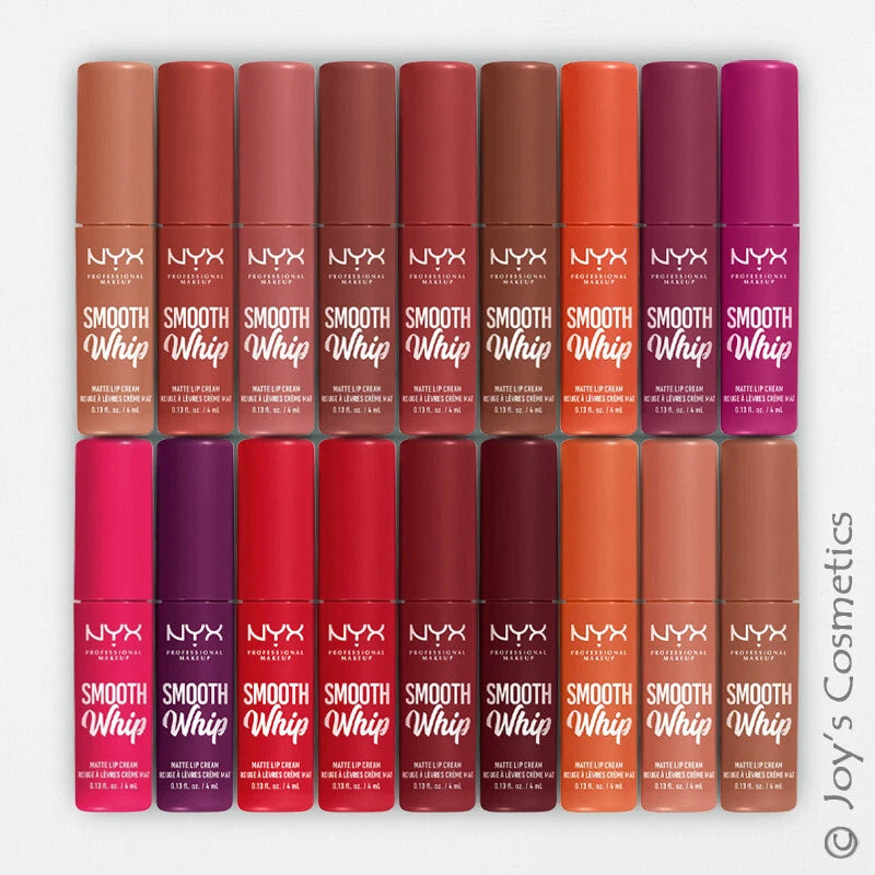 3 NYX Smooth Whip Matte Lip Cream - WMLC "Pick Your 3 Color" Joy's cosmetics