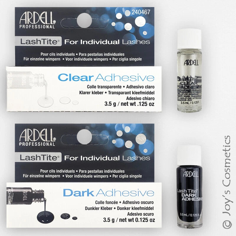 2 ARDELL LashTite For Individual Lashes Adhesive 3.5g - Clear / Dark set Joy's