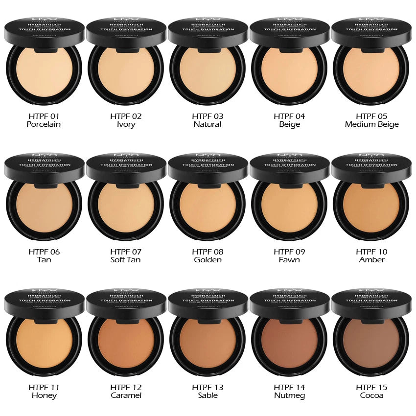 1 NYX Hydra Touch Powder Foundation - HTPF "Pick Your 1 Color" Joy's cosmetics