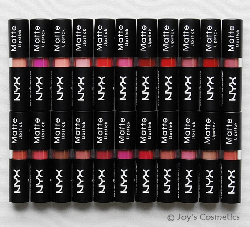 22 NYX Matte Lipstick - MLS " 22 Color Full Set " Joy's cosmetics
