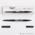 1 NYX Two Timer - Dual Ended Eyeliner " TT 01 - Jet Black " Joy's cosmetics