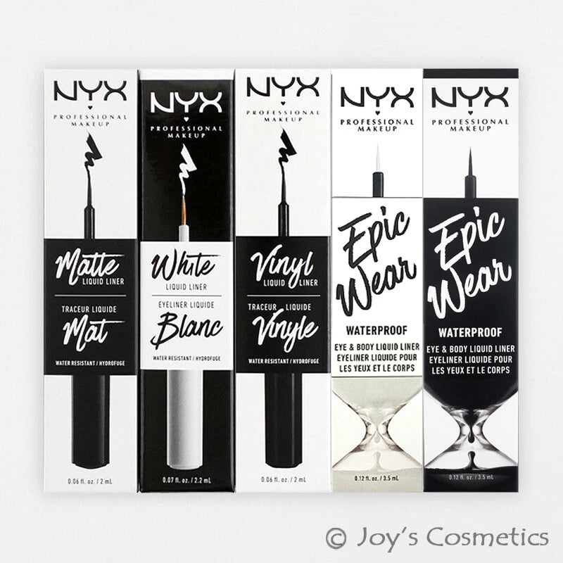 1 NYX Liquid Liner - Matte Black / Matte White / Gloss Black "Pick Your 1 Type"