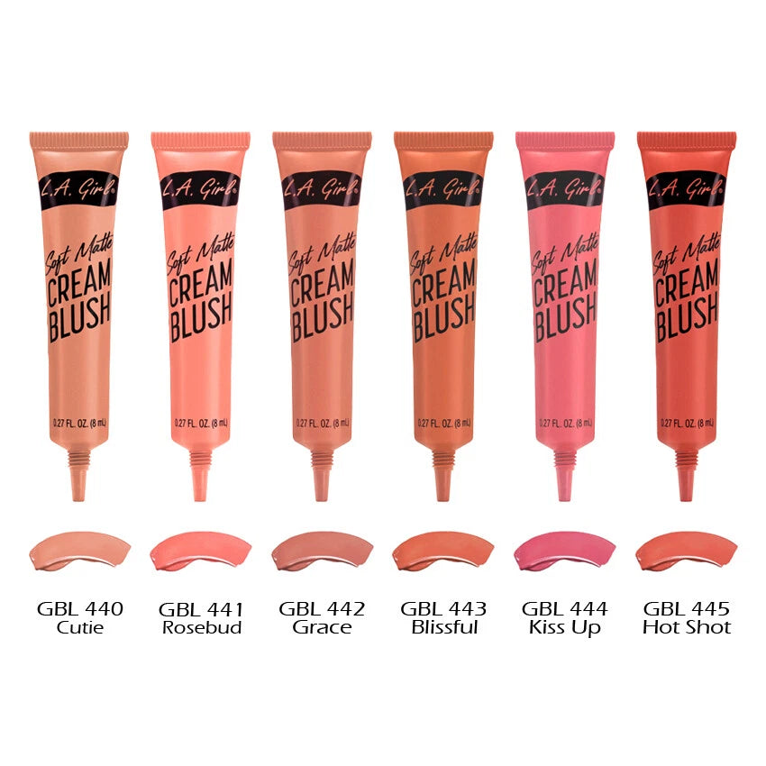 1 LA GIRL Soft Matte Cream Blush - Cheeks "Pick Your 1 color" Joy's cosmetics