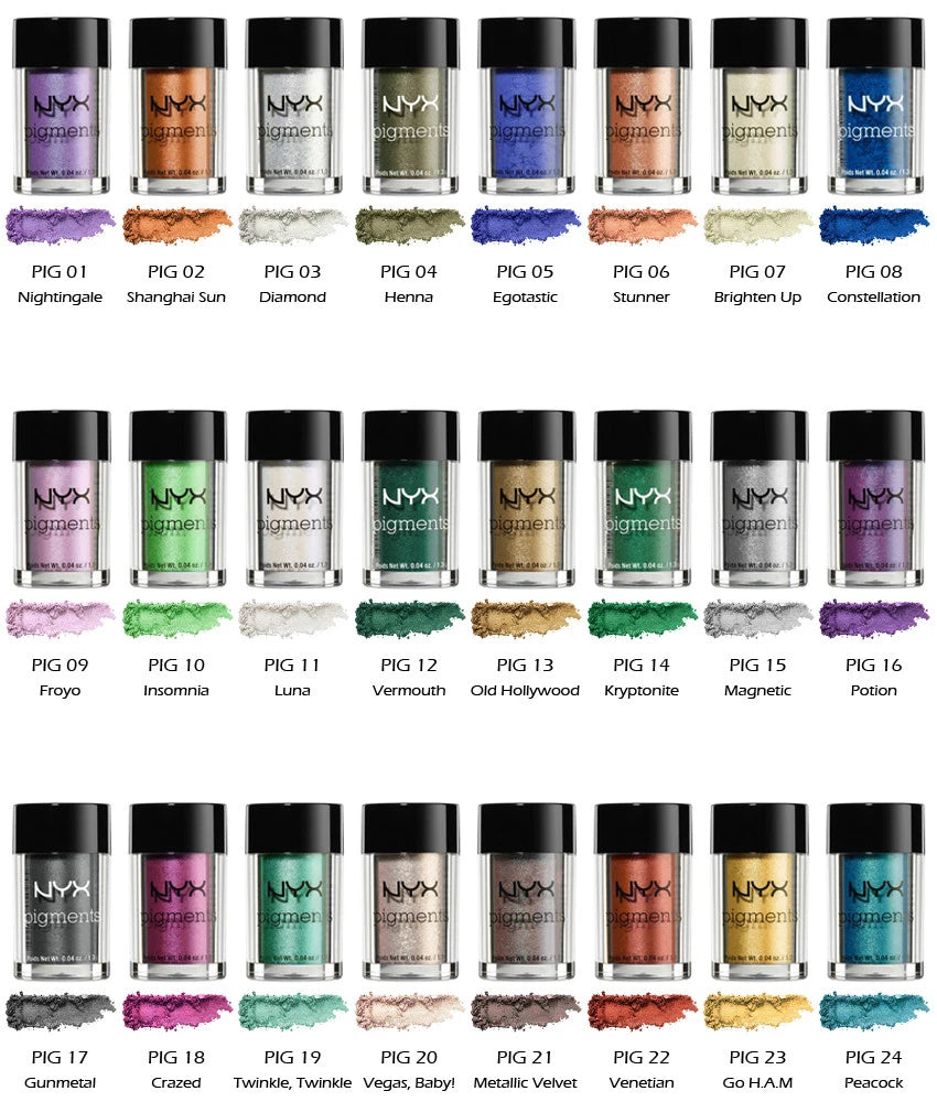 1 NYX Pigments Eyeshadow Powder "Pick Your 1 Color" Joy's cosmetics