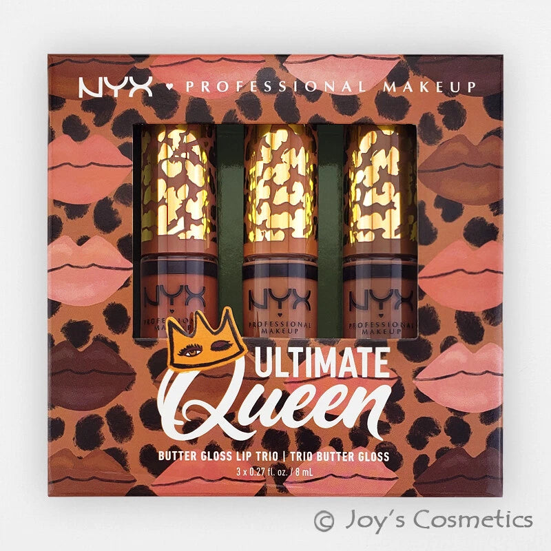 1 NYX Ultimate Queen Butter Lip Gloss Trio - Limited Edition "BLGQK" Joy's