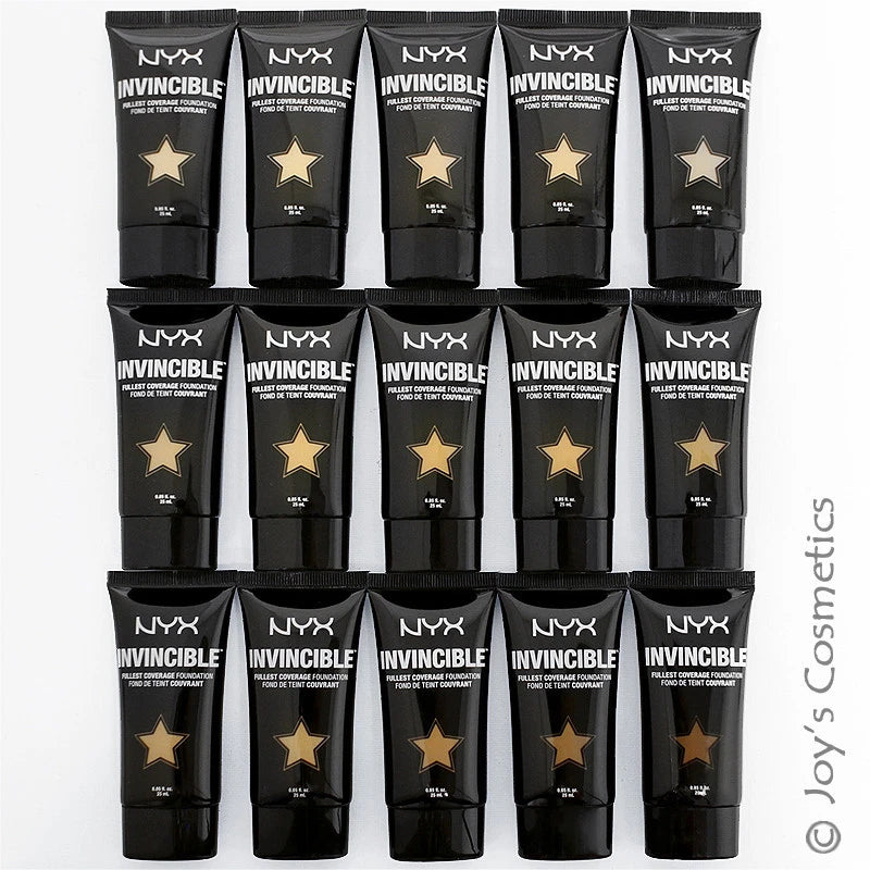 1 NYX Invincible Fullest Coverage Foundation - INF "Pick Your 1 color" Joy's