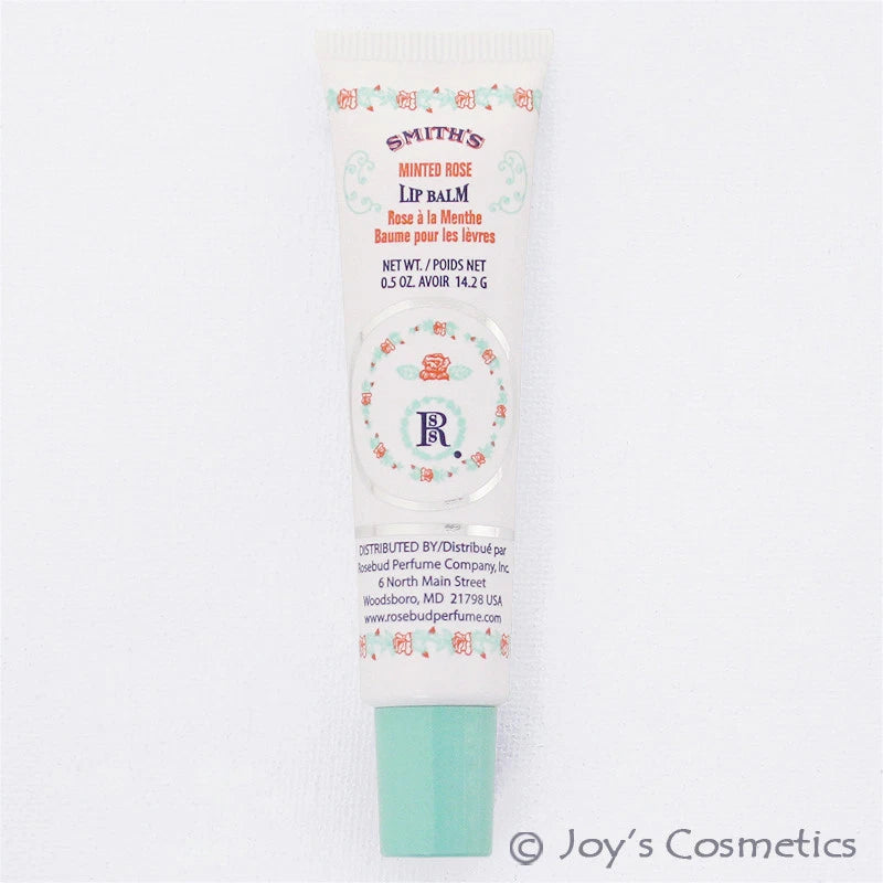 1 ROSEBUD Smith's Minted Rose Lip Balm Tube 0.5 oz "RB-MINT" Joy's cosmetics