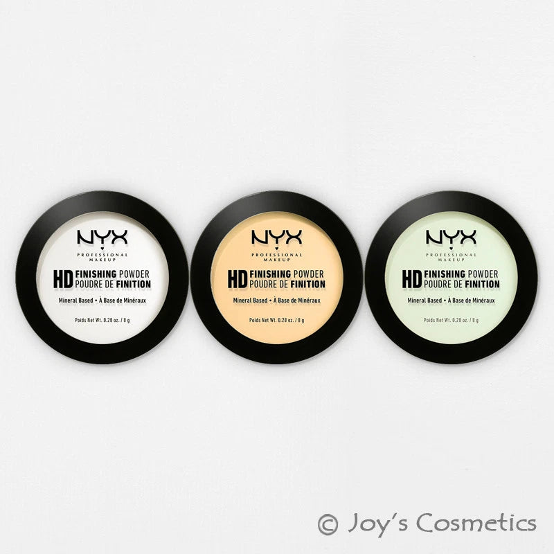 3 NYX High Definition Finishing Powder HDFP "3 Piece Full Set" Joy's cosmetics