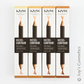 3 NYX Micro Contour Duo Pencil - MCDP "Pick Your 3 Color" Joy's cosmetics