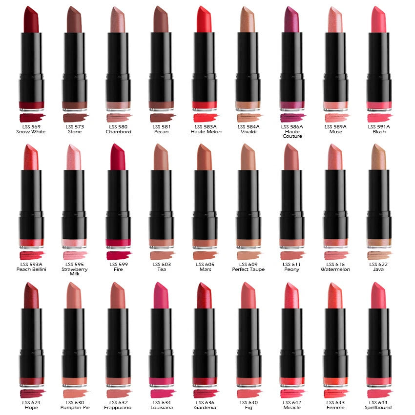 6 NYX Extra Creamy Round Lipstick - LSS "Pick Your 6 Color" Joy's cosmetics