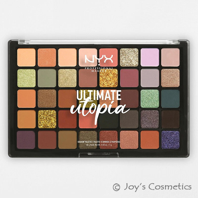 1 NYX Ultimate Utopia 40 pan Palette Eyeshadows " UUSP01 " Joy's cosmetics