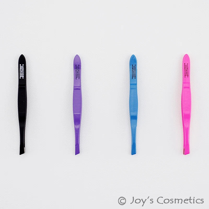1 TWEEZERMAN Point Slant Tip Tweezerette Tweezers "Pick Your 1 Color" Joy's