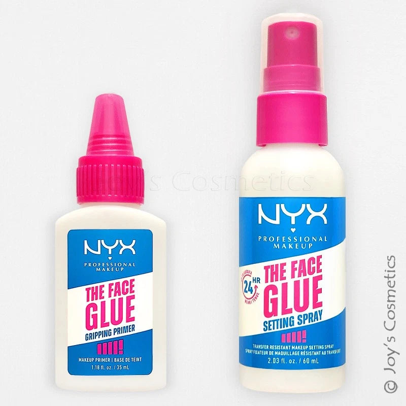 1 NYX The Face Glue Setting Spray & Gripping Primer Set "FGSS01 + FGP01" Joy's