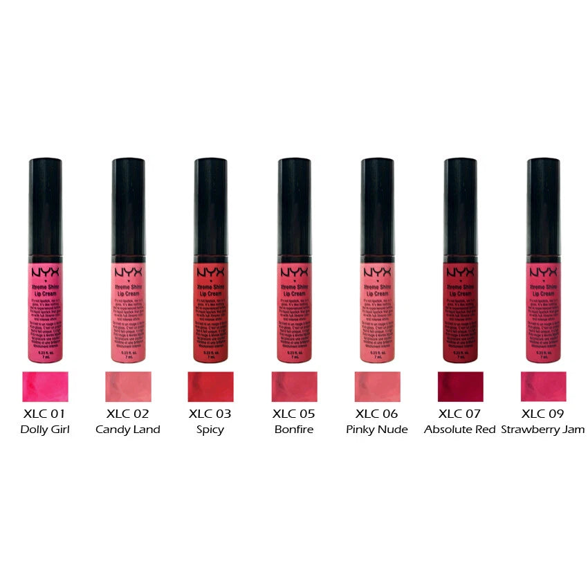 3 NYX Xtreme Lip Cream - XLC "Pick Your 3 color" Joy's cosmetics
