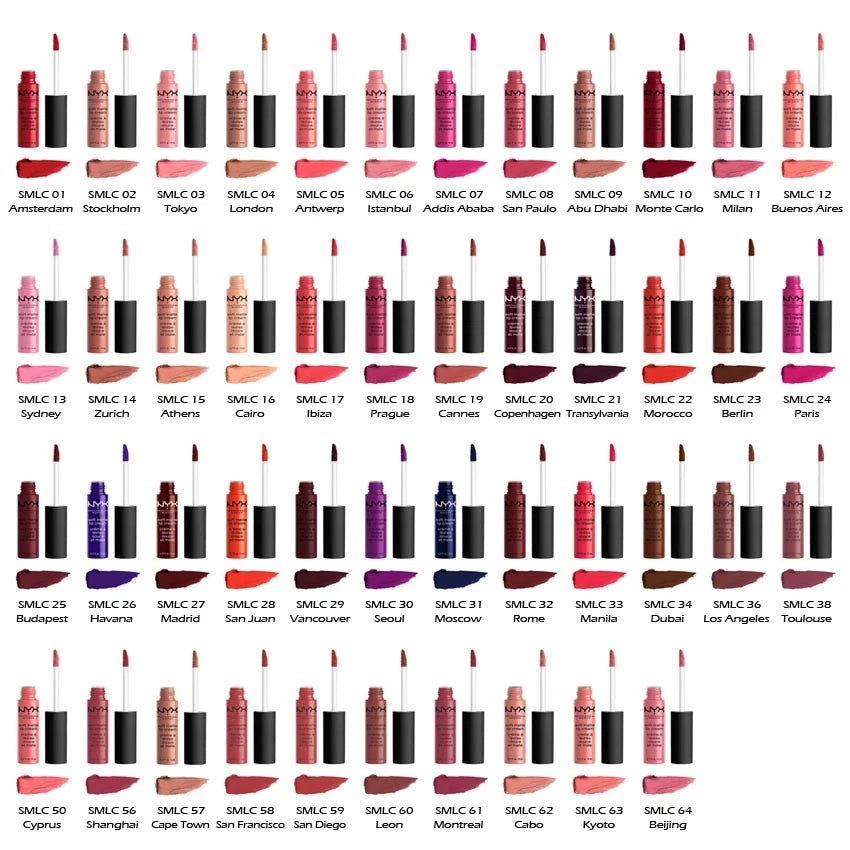 2 NYX Soft Matte Lip Cream - SMLC "Pick Your 2 Color" Joy's cosmetics