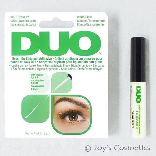 1 DUO Brush On Striplash Adhesive Vitamins Eyelash glue "DUO56812 - White Clear"