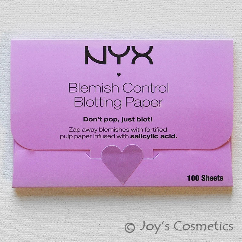 1 NYX Fresh Face Blotting Paper - Blemish Control " BPRBC " Joy's cosmetics