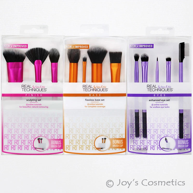 1 REAL TECHNIQUES Makeup Brush Set "Pick Your 1 Type" Joy's cosmetics